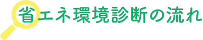 省エネ環境診断の流れ